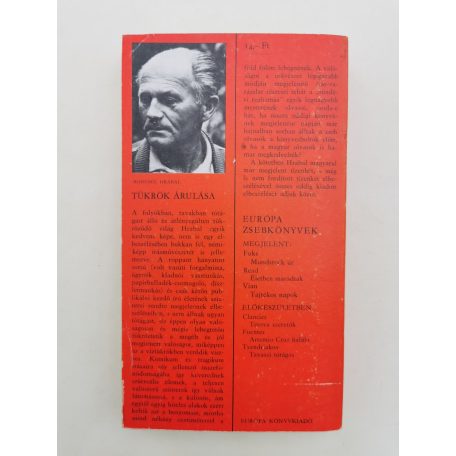 Bohumil Hrabal: Tükrök árulása 