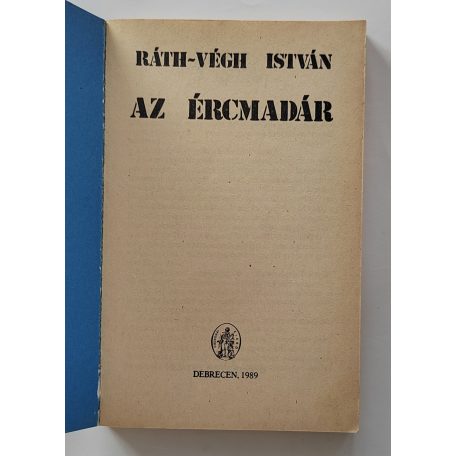 Ráth-Végh István: Az ércmadár 