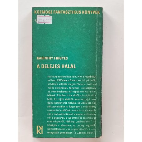 Karinthy Frigyes: A delejes halál