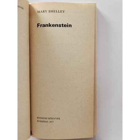 Mary Shelley: Frankenstein 
