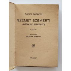 Rosita Forbers: Szemet szemért (PHK 139.)