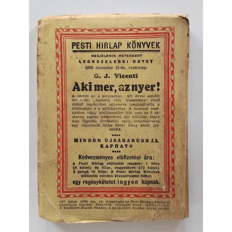 P. Ballario: A felhők asszonya (PHK 157.)