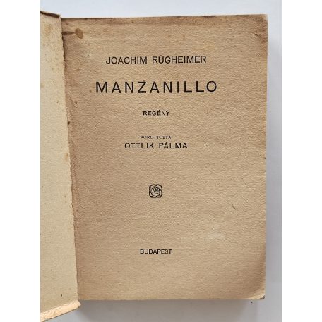 Joachim Rügheimer: Manzanillo (PHK 176.)