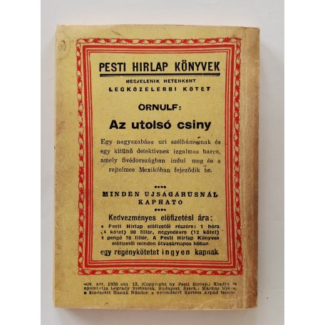 Edwin Demel: A fekete paradicsommadár (PHK 409.)