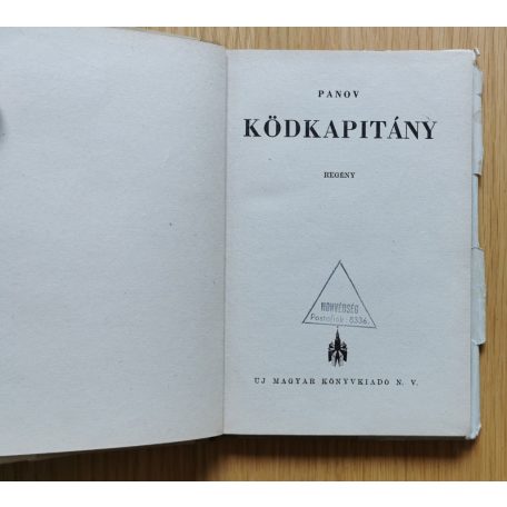 Panov: Ködkapitány (eredeti borítóval)