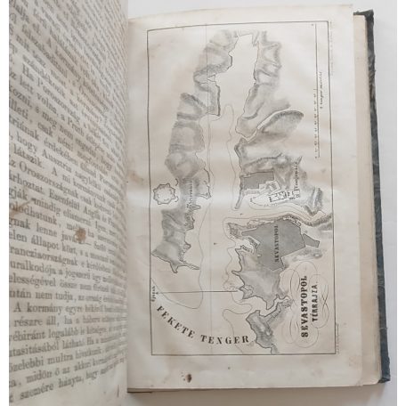 Fényes Elek: Az orosz-török háború történeti jegyzetekkel, okiratokkal, szereplő jelesb férfiak, vezérek életrajzával, földabroszokkal és ütközeti térképekkel felvilágosítva. I. kötet. 