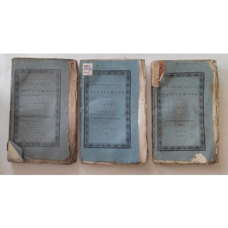 Tudományos Gyűjtemény. [A kor egyetemes tudományosságának folyóirata.] 1828. Tizenkettődik esztendei folyamat. I–XII. kötet. Szerkeztette Vörösmarty Mihál(y). Kiadta Trattner J(ános) M(átyás) és Károlyi I(stván).