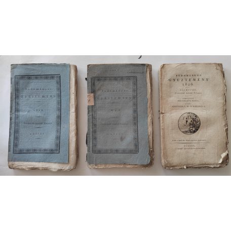 Tudományos Gyűjtemény. [A kor egyetemes tudományosságának folyóirata.] 1828. Tizenkettődik esztendei folyamat. I–XII. kötet. Szerkeztette Vörösmarty Mihál(y). Kiadta Trattner J(ános) M(átyás) és Károlyi I(stván).