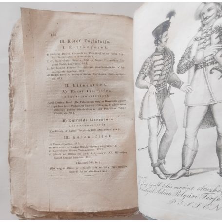 Tudományos Gyűjtemény. [A kor egyetemes tudományosságának folyóirata.] 1830. Tizennegyedik esztendei folyamat. III. kötet. Szerkeztette Vörösmarty Mihál(y). Kiadta Trattner J(ános) M(átyás) és Károlyi I(stván).