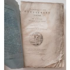   Tudományos Gyűjtemény. [A kor egyetemes tudományosságának folyóirata.] 1830. Tizennegyedik esztendei folyamat. VII. kötet. Szerkeztette Vörösmarty Mihál(y). Kiadta Trattner J(ános) M(átyás) és Károlyi I(stván).