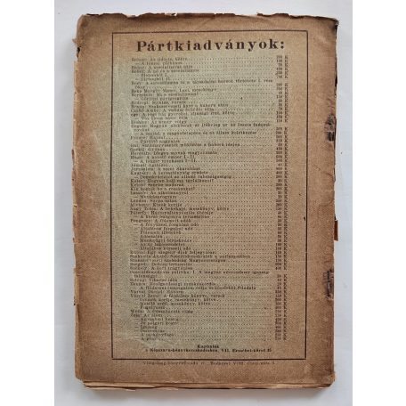 Bernstein Eduárd: Lassalle Ferdinánd és jelentősége a munkásosztály számára. Emlékirat halálának negyvenedik évfordulója alkalmából.