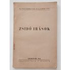 Zsidó Írások A Fraternitas Kis Könyvei Kolozsvár, 1941. 