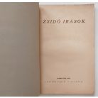 Zsidó Írások A Fraternitas Kis Könyvei Kolozsvár, 1941. 