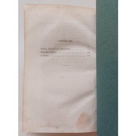 Ambrus Zoltán: Kultúra füzértánccal. Elbeszélés. Első kiadás!