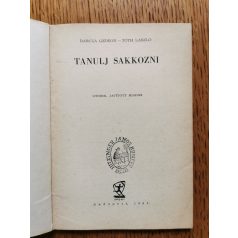 Barcza Gedeon - Tóth László: Tanulj sakkozni