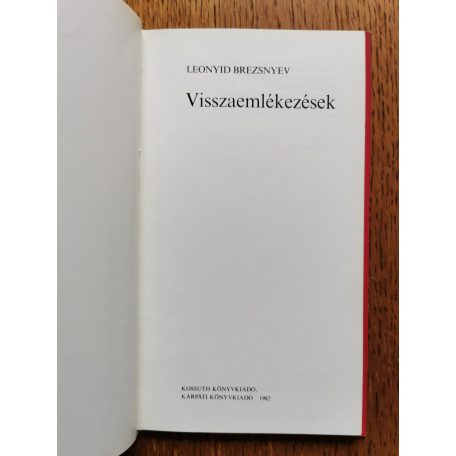 Leonyid Brezsnyev: Visszaemlékezések