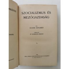 David Eduard: Szocializmus és mezőgazdaság I-II.