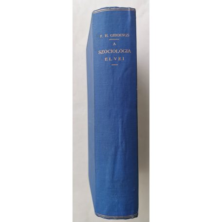 Franklin Henry Giddings: A szociológia elvei