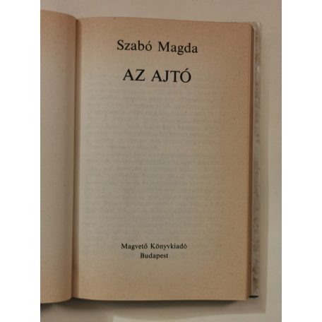 Szabó Magda: Az ajtó
