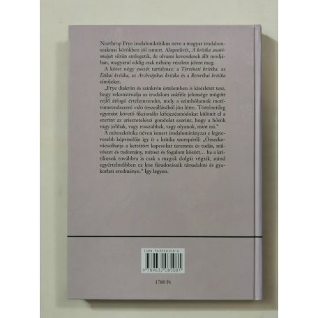 Northrop Frye: A kritika anatómiája