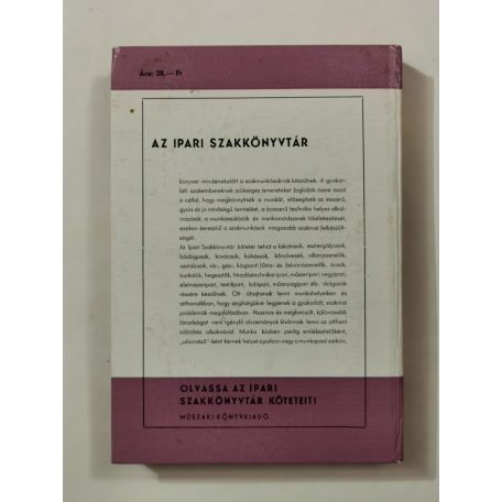 Wertán Pál (szerk.): Cukorgyártás (Ipari Szakkönyvtár)