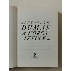 Alexandre Dumas: A Vörös Szfinx 