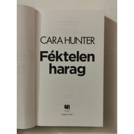 Cara Hunter: Féktelen harag 