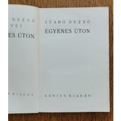 Szabó Dezső: Egyenes úton