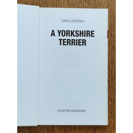 Varga Mónika: A yorkshire terrier