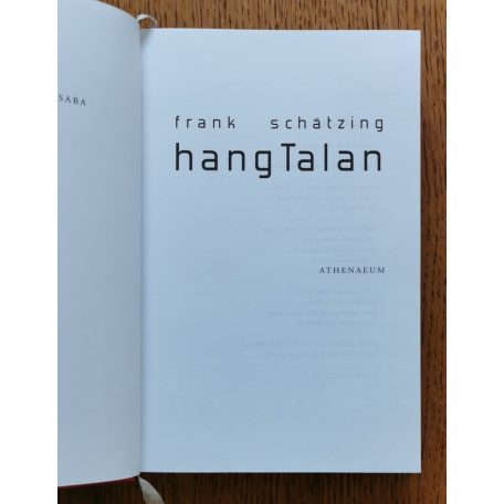 Frank Schätzing: HangTalan