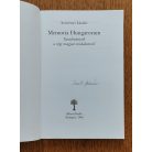 Szörényi László: Memoria hungarorum (Első kiadás!)