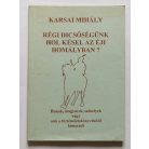 Karsai Mihály: Régi dicsőségünk hol késel az éji homályban?
