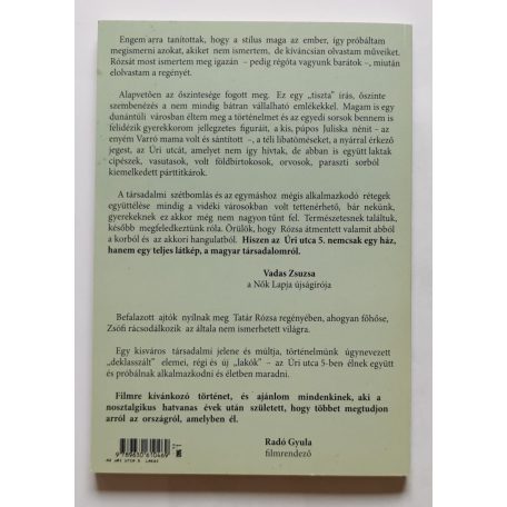 Tatár Rózsa: Az Úri utca 5. lakói - Dedikált