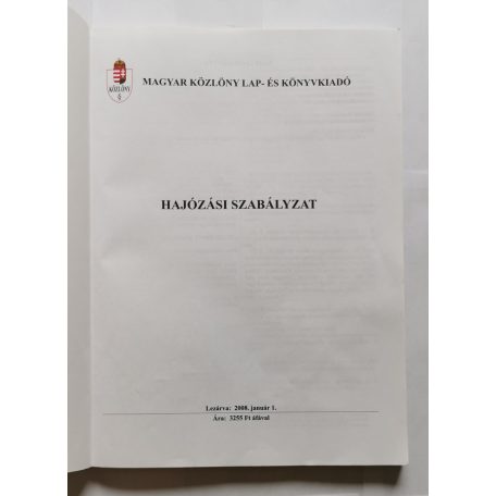 Hajózási szabályzat 2008.