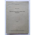 Pethes Endre: Ábrázoló geometria módszertani útmutató - kézirat (1953)
