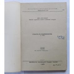   Beér János: Gőzkazánok és tüzelőberendezések I-. - kézirat (1959)