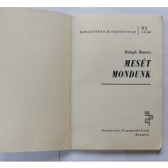   Balogh Beatrix: Mesét mondunk (Bábjátékos kiskönyvtár 63.)
