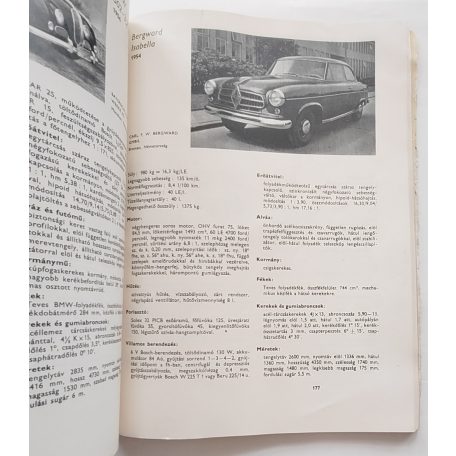 Liener György: Autótípusok - 1958