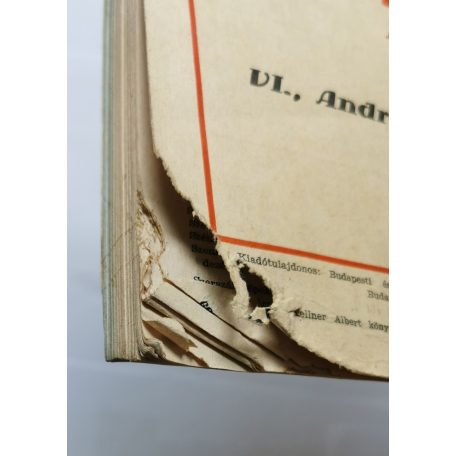 Budapesti és környéki betűrendes, fonetikus telefonkönyv. Vidéki és budapesti telefon szaknévsor 1940.