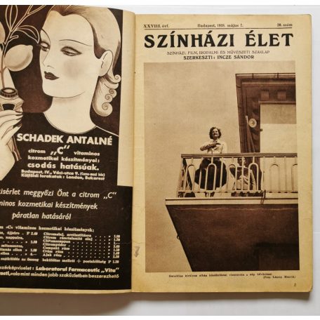 Incze Sándor (szerk.): Színházi Élet 1938/12.