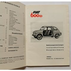 Fiat 600D - Betriebsanleitung
