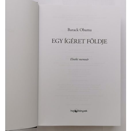 Barack Obama: Egy ígéret földje
