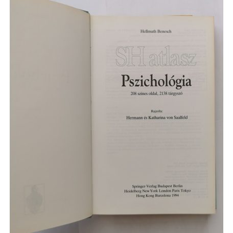 Hellmuth Benesch: Pszichológia (SH-atlasz 9)