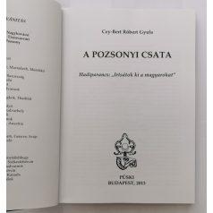 Cey-Bert Róbert Gyula: A pozsonyi csata