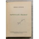 Márai Sándor: Napnyugati őrjárat (I. kiadás)