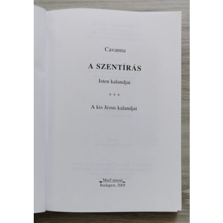 Cavanna: A Szentírás