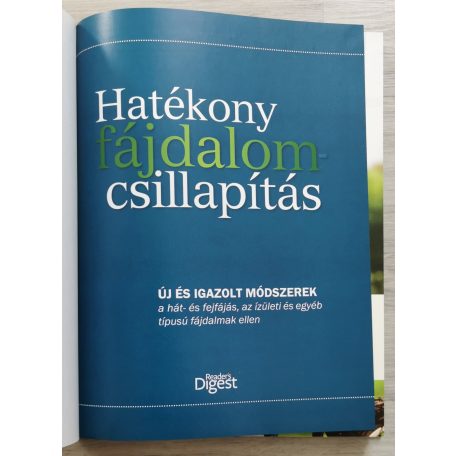 Kakuk Ágnes (szerk.): Hatékony fájdalomcsillapítás - Új és igazolt módszerek a hát- és fejfájás, az ízületi és egyéb típusú fájdalmak ellen