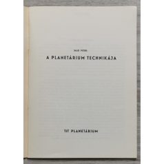 Sajó Péter: A Planetárium technikája
