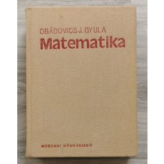 Obádovics J. Gyula: Matematika 