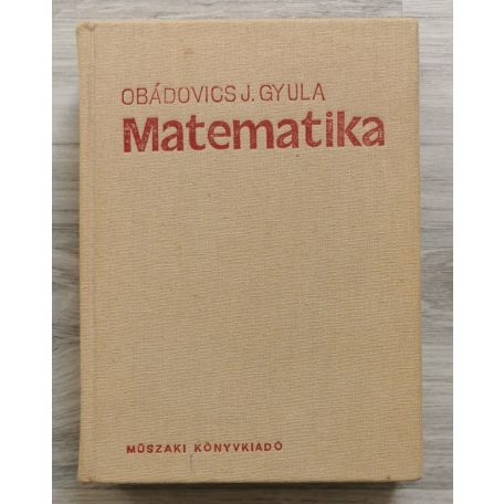 Obádovics J. Gyula: Matematika 